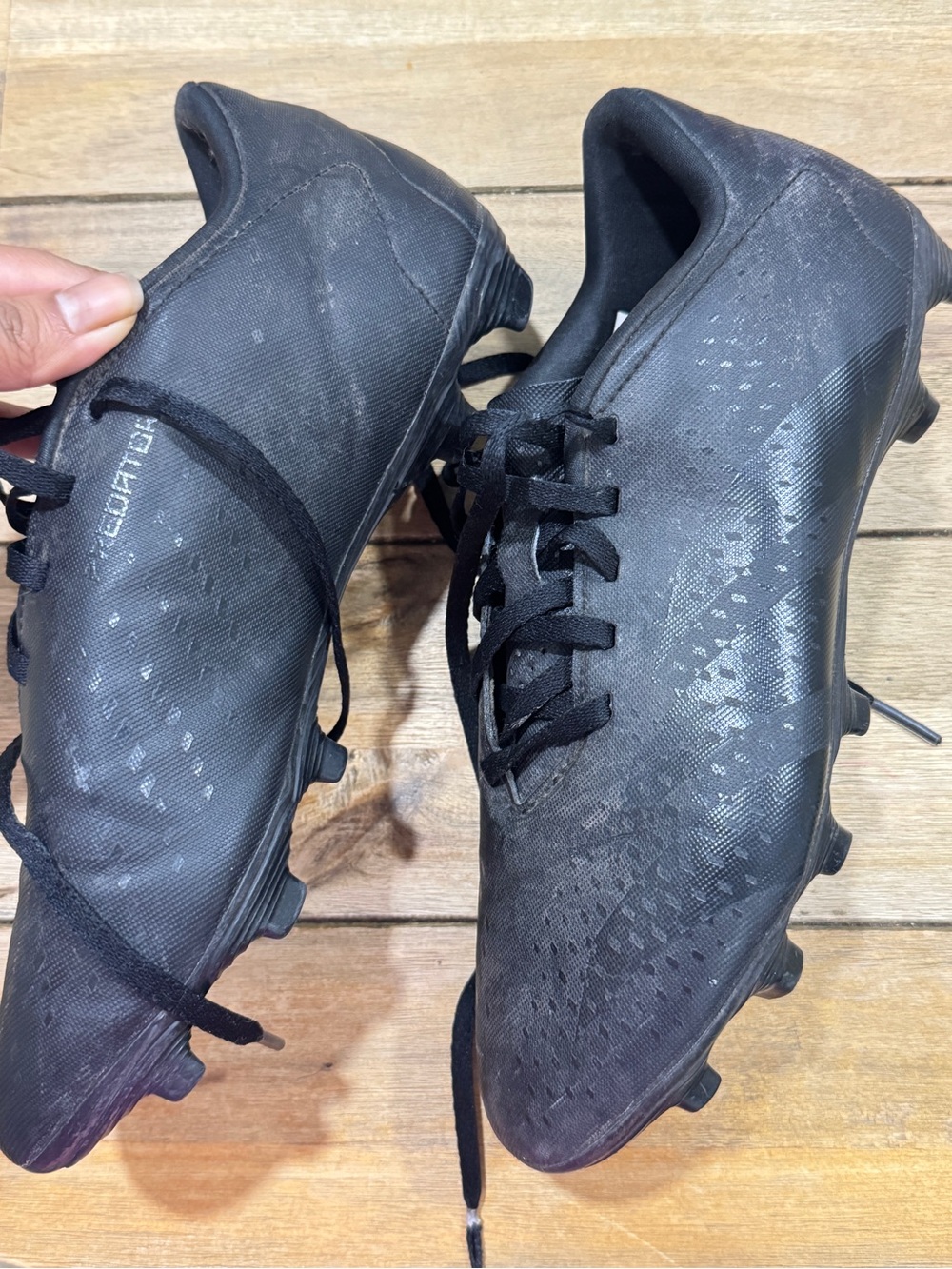 Adidas black predator soccer cleats